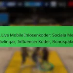 NBA Live Mobile Inlösenkoder: Sociala Medier Tävlingar, Influencer Koder, Bonuspaket