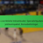 NBA Live Mobile Inlösenkoder: Specialerbjudanden, Jubileumspaket, Bonusbelöningar
