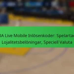 NBA Live Mobile Inlösenkoder: Spelartack, Lojalitetsbelöningar, Speciell Valuta