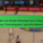 NBA Live Mobile Månatligt Pass: Exklusiv valuta, Premiumpaket, Speciella belöningar